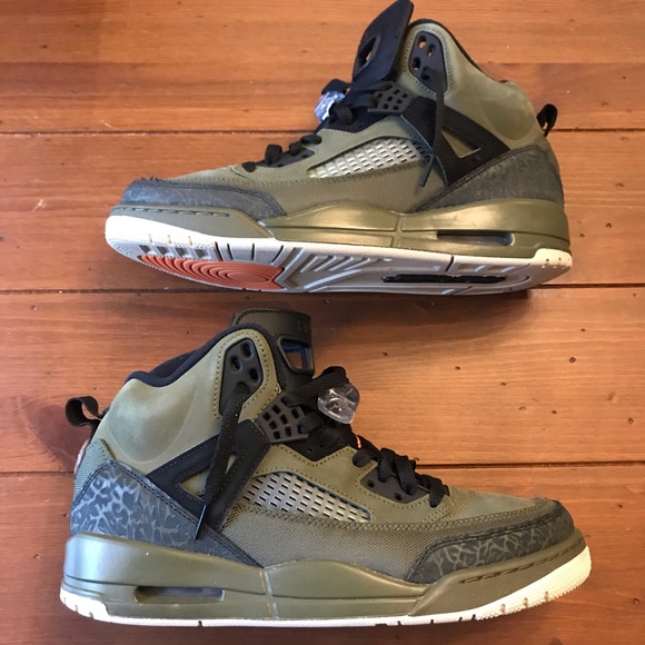 Jordan Spizike Olive Green - Picture 4 of 9